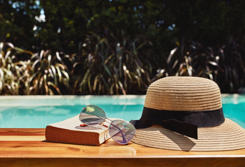 A diverse group of business professionals smiling together